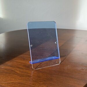 Art Deco Acrylic Single Photo Frame With Clear Blue Tint 4x6 MoMA Design store
